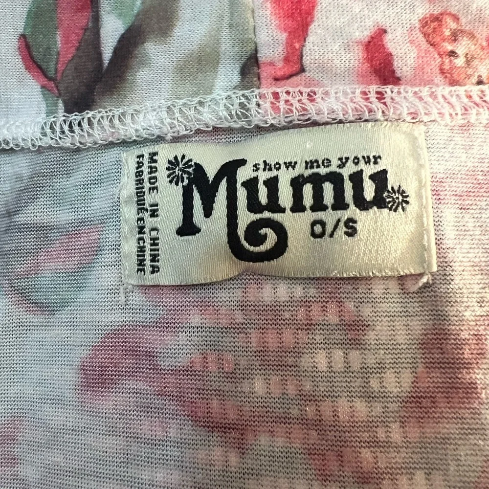 Show me you mumu Floral Kimono Robe - Pink and Green
